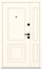 Входные двери Металюкс серии Boston (полуторные) модель AG6016