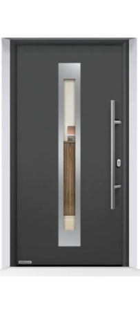 Входные двери Hormann  серии: THERMO 65 модель: Входная дверь Thermo 65 мотив 750F, цвет CH703