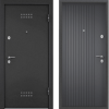 Входные двери X3F MP Темно-серый букле графит / ПВХ Оскуро
