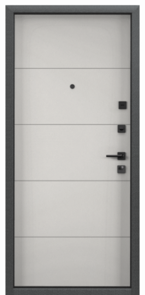 Входные двери DELTA PRO PP ПВХ Верде / ПВХ Бьянко