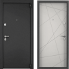 Входные двери X3F MP Темно-серый букле графит / ПВХ Бьянко