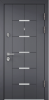 Входные двери PROFESSOR 4+ 02 PP ПВХ Оскуро / ПВХ Оскуро
