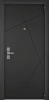 Входная дверь ULTIMATUM NEXT ПВХ Черная шагрень/ ПВХ Оскуро