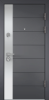 Входные двери PROFESSOR 4+ 02 PP ПВХ Оскуро / ПВХ Оскуро