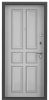 Входные двери Х5 NEW MP Темно-серый букле графит / ПВХ Дуб белый матовый