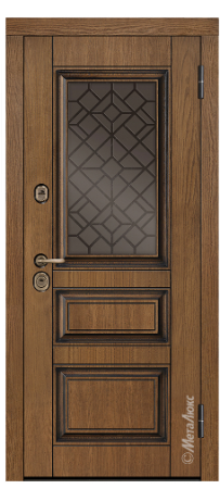Входные двери Металюкс  серии: GrandWood модель: СМ465/17