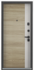 Входные двери SUPER OMEGA PRO PP ПВХ Дуб Янтарь Горизонт / ПВХ Дуб Песок Горизонт